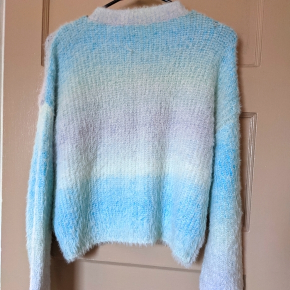 Wild Fable Soft Fuzzy Sweater Blue/Purple - Picture 4 of 5